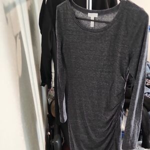 Leith Charcoal Long Sleeve Top